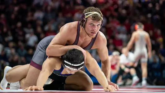 Devin Skatzka controls from the top during his career at Minnesota
