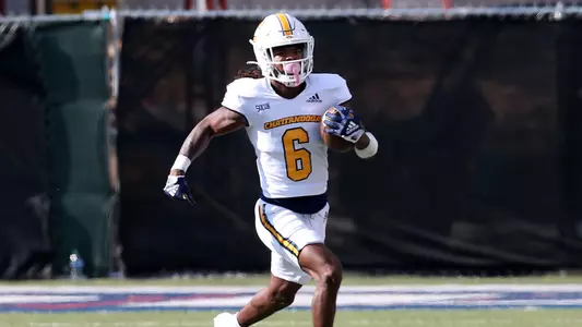 Javin Whatley returns a kickoff at Samford