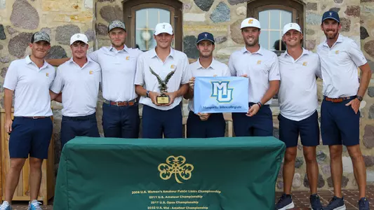 Asst. Coach Nick Robinson, John Houk, Garrett Engle, Carson Johnson, Braedon Wear, Samuel Espinosa, Ward Harris & Coach Blaine Woodruff