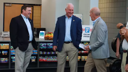 Vice Chancellor Mark Wharton with University CFO Brent Goldberg & Food City CEO Steve Smith