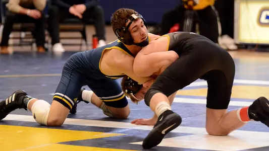 Blake Boarman forces App State to the mat in his 2024 win.