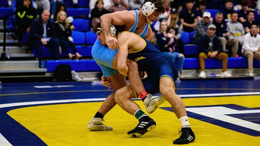 Sergio Desiante takes a deep shot against Citadel opponent.
