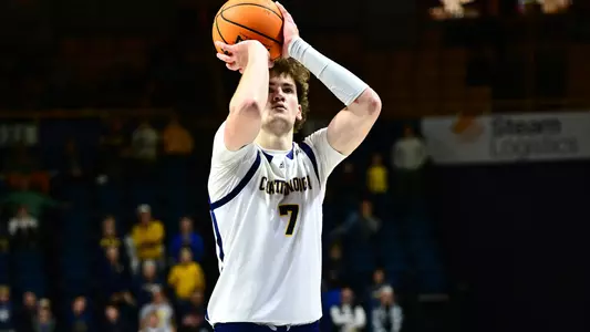 Sean Cusano shoots a free throw against Wofford