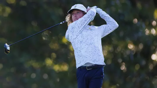 Camden Braidech stares down his drive on day 1 at Kentucky
