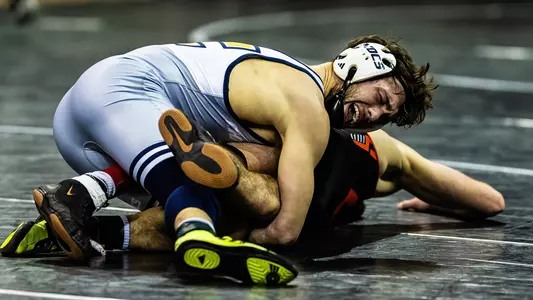 Blake Boarman is in complete control in his SoCon Semifinal triumph over Campbell