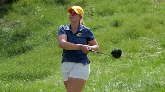 Kera Healey stares intently as he drive hits the mark at Vandy