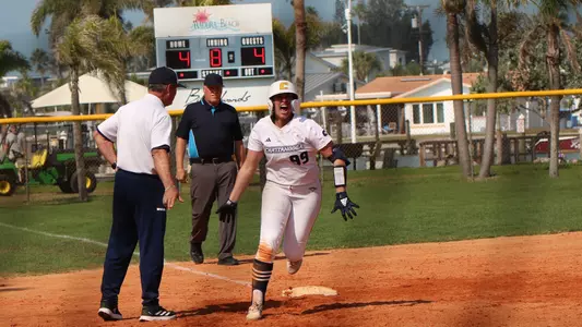 Presley Williamson rounds third on grand slam