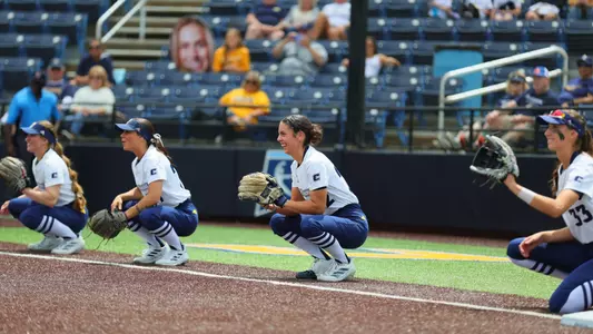 Seniors catch first pitch