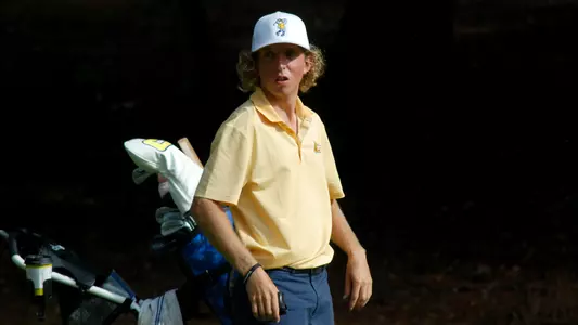 Camden Braidech looks to his right waiting for his next play at the SoCon Championships.