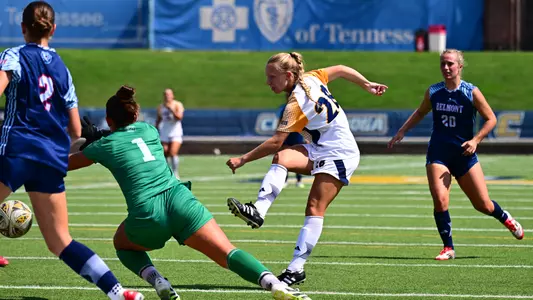 Emma Reeves scores her first goal