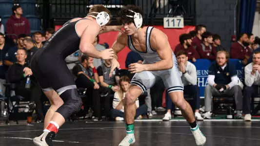 Kamdyn Munro looks for an opening early in his Southern Scuffle bout
