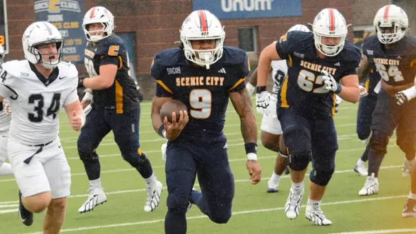 Kevin Lalin darts through the Samford secondary