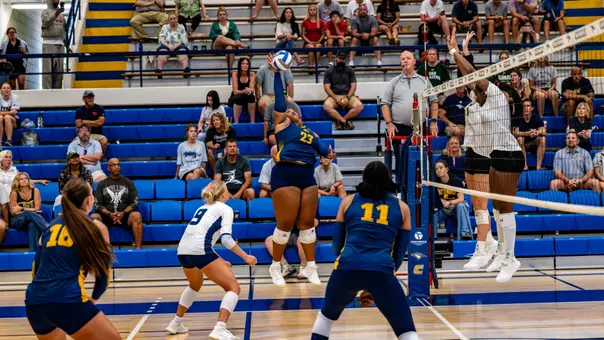 Gracie Rose going for a kill against UAB