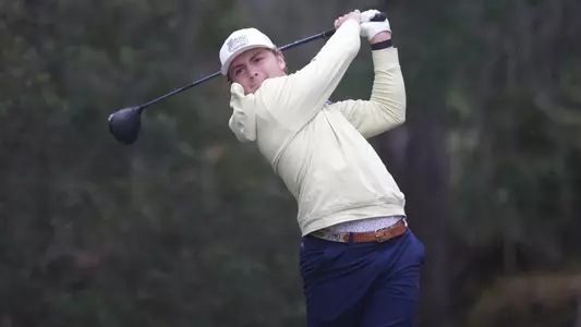 Thad Whitfield grips & rips with the driver at Colleton River.