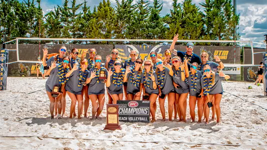 Team celebration OVC Champions 2026