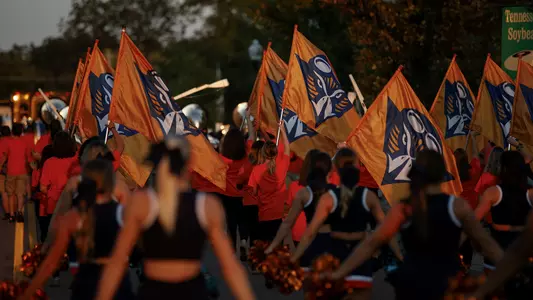 Skyhawk Flags Soybean Parade