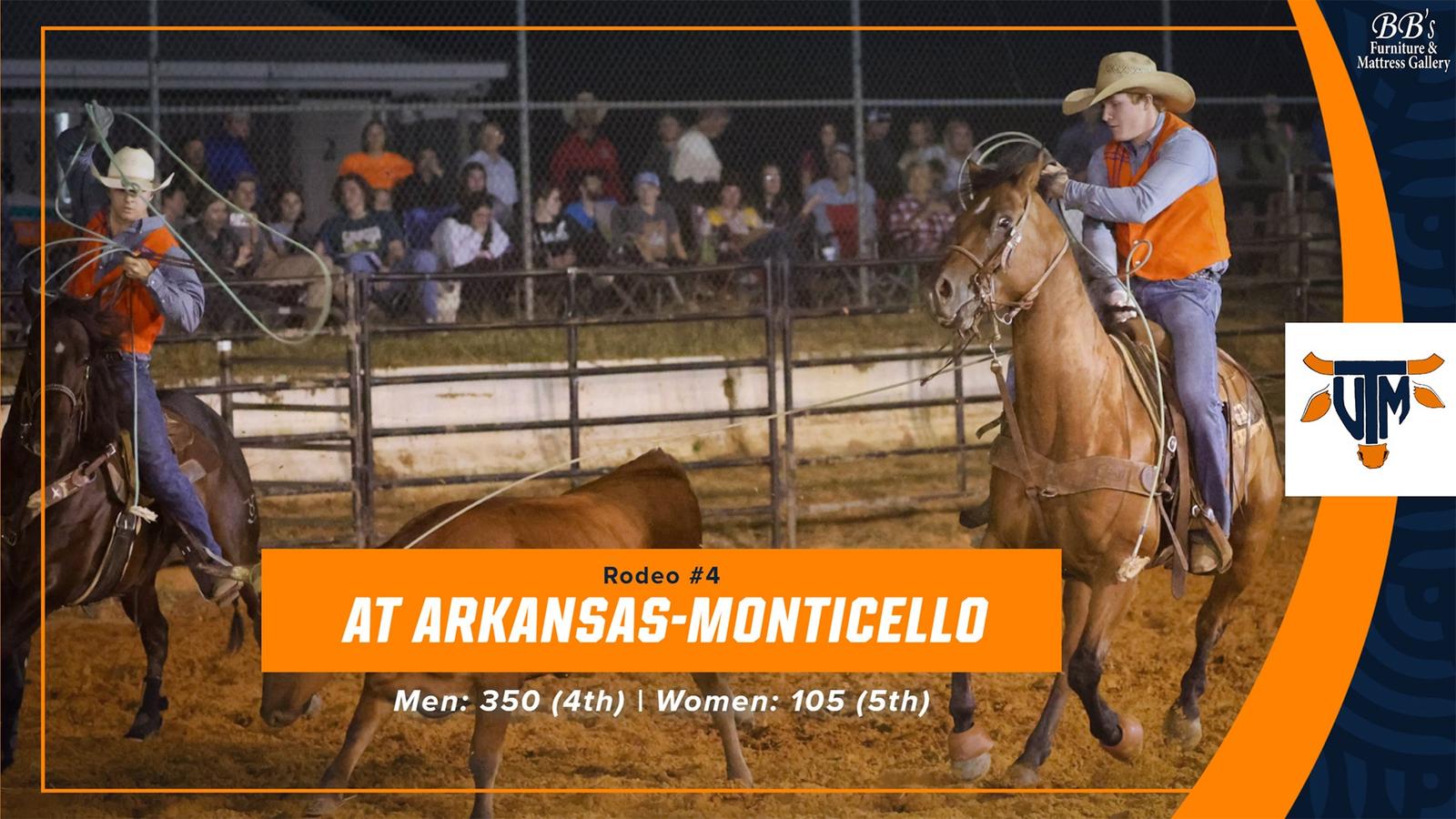 Utm Rodeo Logo Both UT Martin Rodeo Teams Notch Top-Five Finishes At Arkansas ...