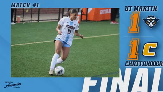 Final Score: Chatt. 1, UTM 1. Picture of Addy McCleary