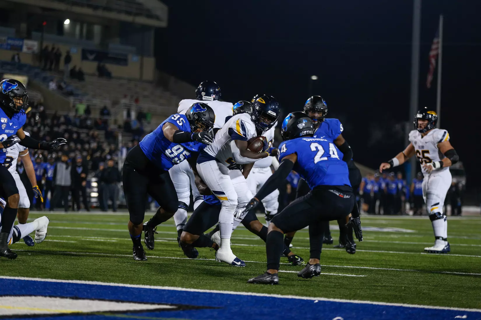 Toledo football at Buffalo, Nov. 20, 2019.