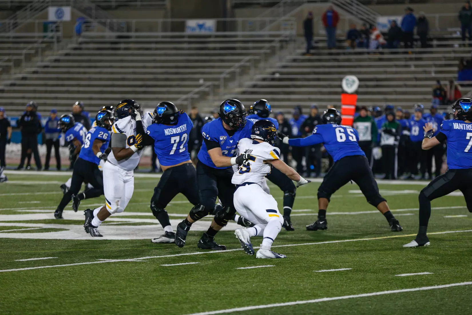 Toledo football at Buffalo, Nov. 20, 2019.