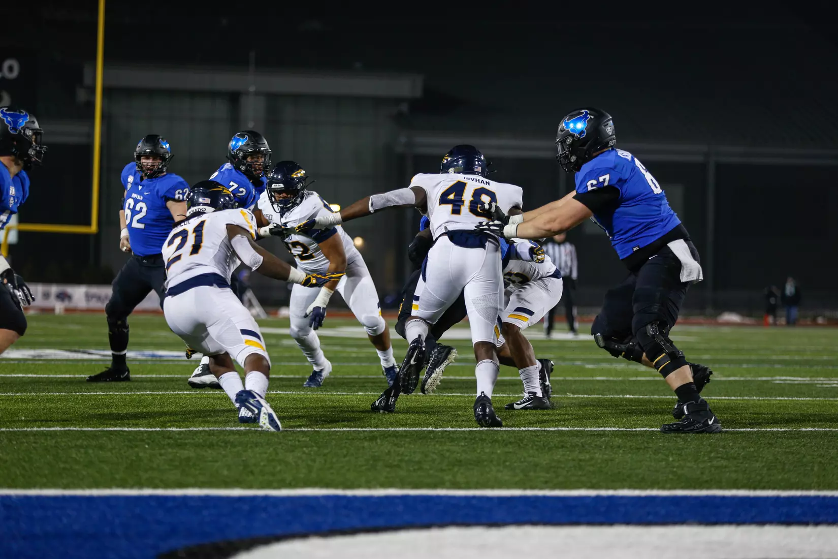 Toledo football at Buffalo, Nov. 20, 2019.