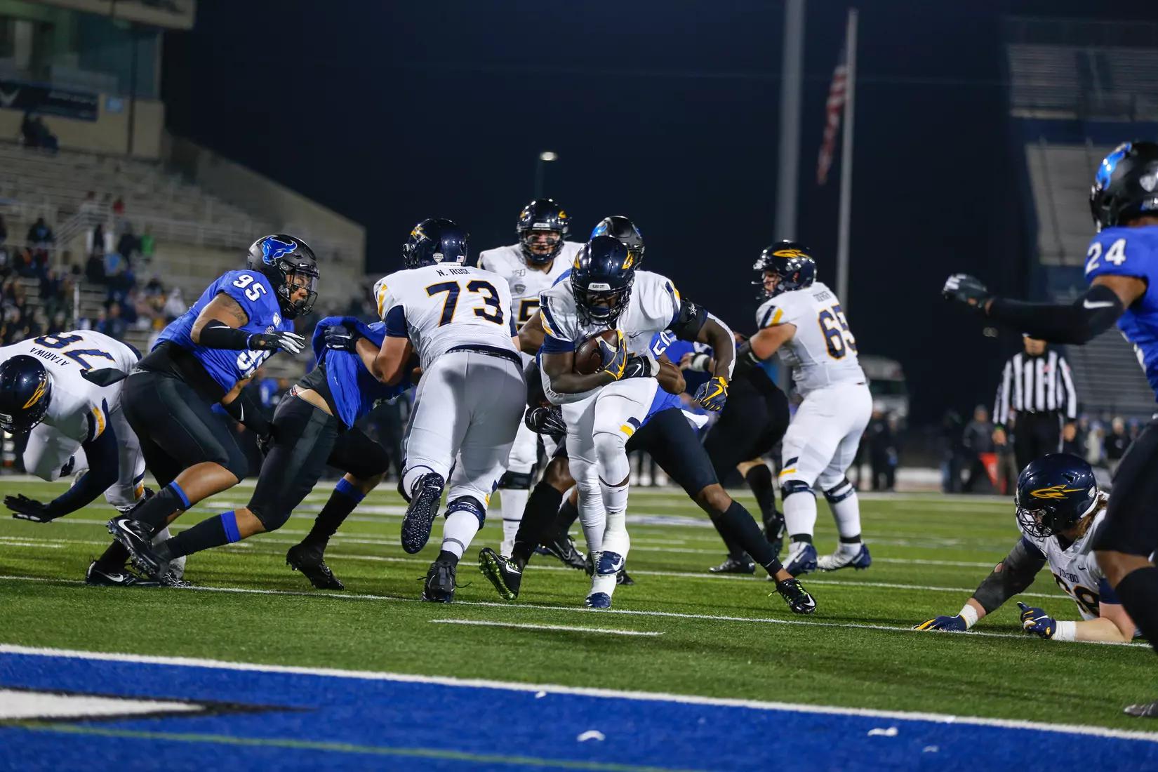 Toledo football at Buffalo, Nov. 20, 2019.