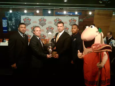 Little Caesars Bowl News conference1 - 12-9-10