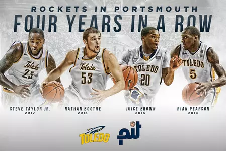 Rockets play in Portsmouth four years in a row