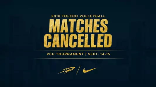 WVB matches canceled