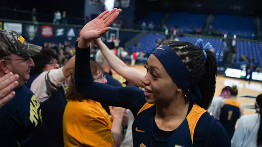 WBB Celebration Photo vs. Akron