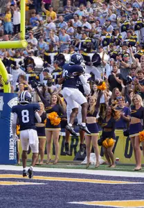 Celebration after a Jerjuan Newton touchdown vs. NIU