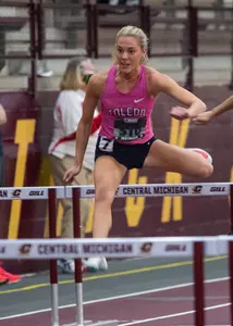Alexia Moehling at Indoor MAC Championships