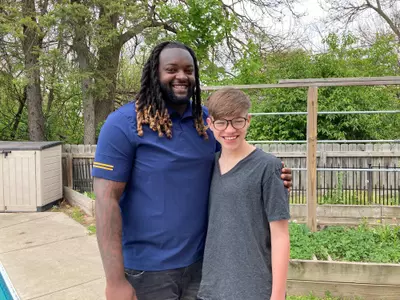 Lavel Dumont with Wyntr