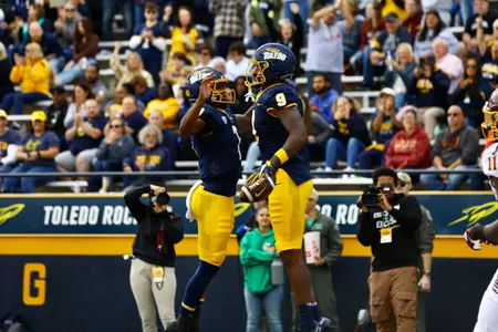 The Toledo football team defeated Central Michigan, 38-17, on Oct. 1, 2022 at the Glass Bowl.