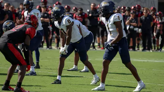 DeMeer Blankumsee and Jerjuan Newton at SDSU