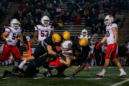 The Toledo football team defeated Ball State, 28-21, at the Glass Bowl on Tuesday, Nov. 8, 2022.