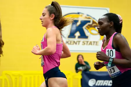 Faith Linga and Emily Vining at MAC Indoors