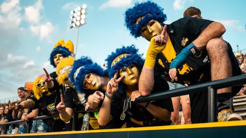 Blue Crew at the Glass Bowl