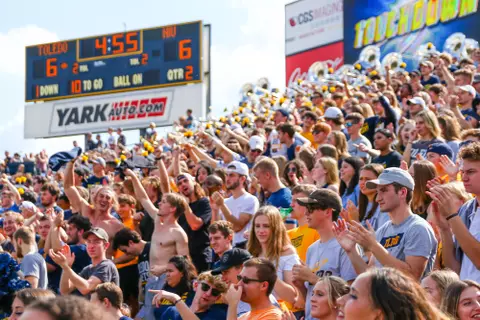 Toledo vs NIU Student Section