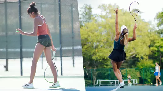 Neha Guru and Catherine Rhegness, women’s tennis recruits