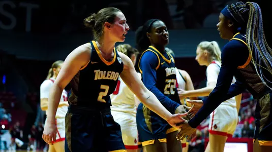 Sophia Wiard and Quinesha Lockett at Ball State