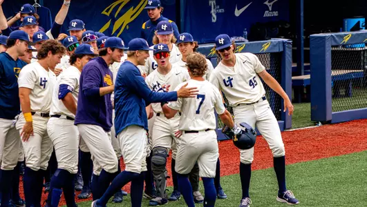 Baseball HR Celebration vs. CMU