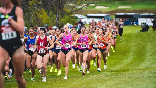 Madeline Vining and Lou Trois at Nuttycombe Wisconsin Invitational 2022