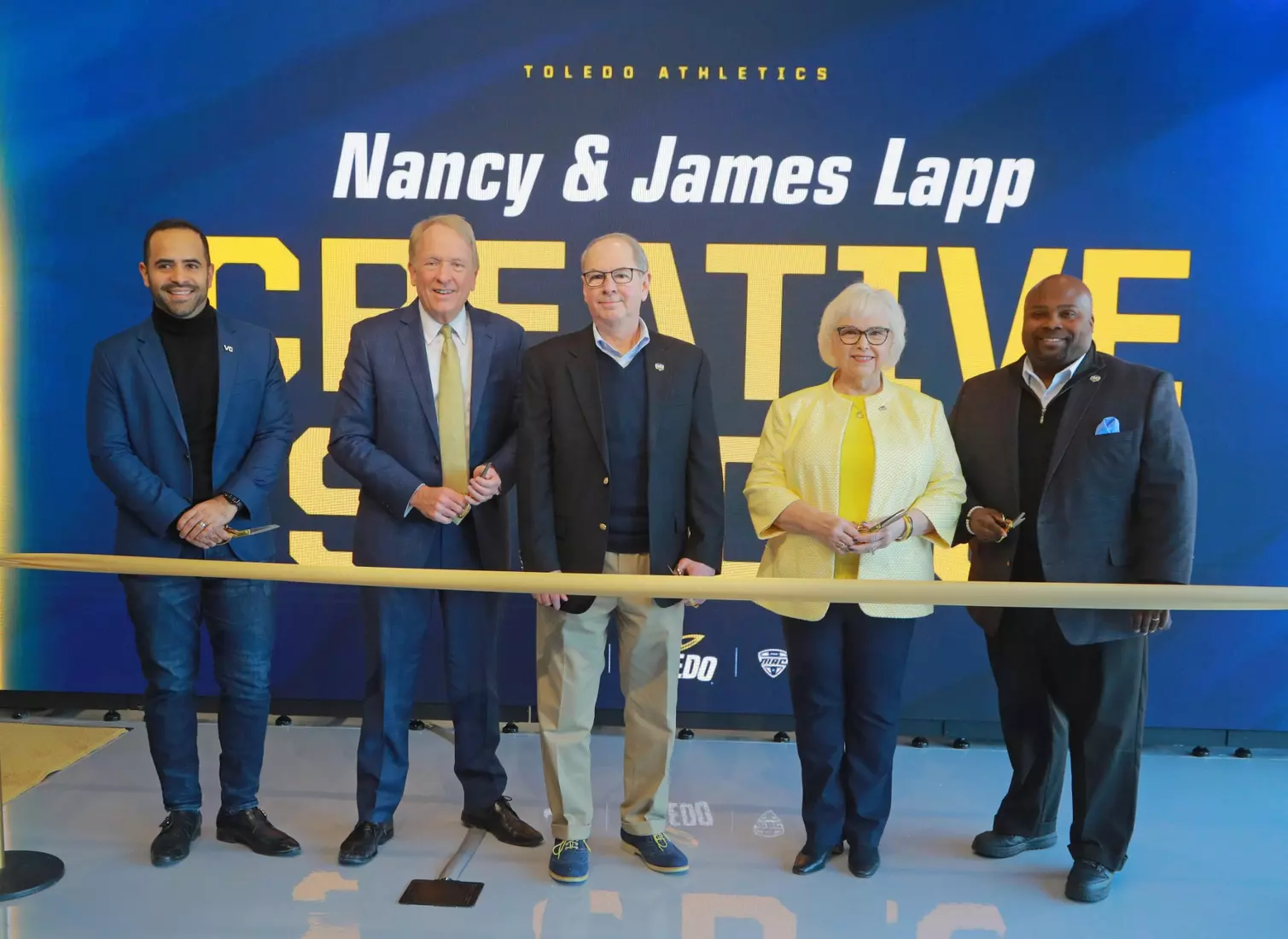 Nancy & James Lapp Creative Studio Ribbon Cutting Ceremony 1/16/2024