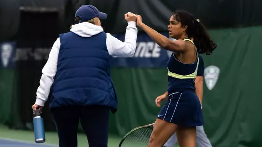 Shalini Tallamraju and Coach Mauntler
