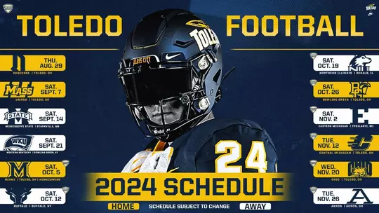 '24 TOLEDO FOOTBALL SCHEDULE