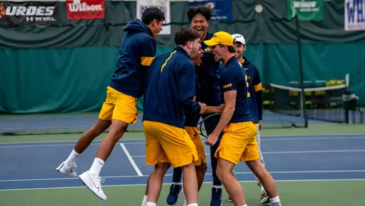Men's Tennis Court Storm in MAC Semifinal Match vs. NIU