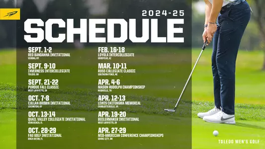2024-25 Men's Golf Schedule