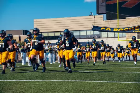 Team entrance vs Akron
