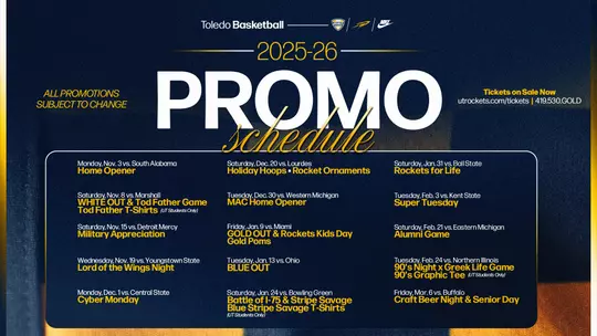 MB26 Promotional Schedule